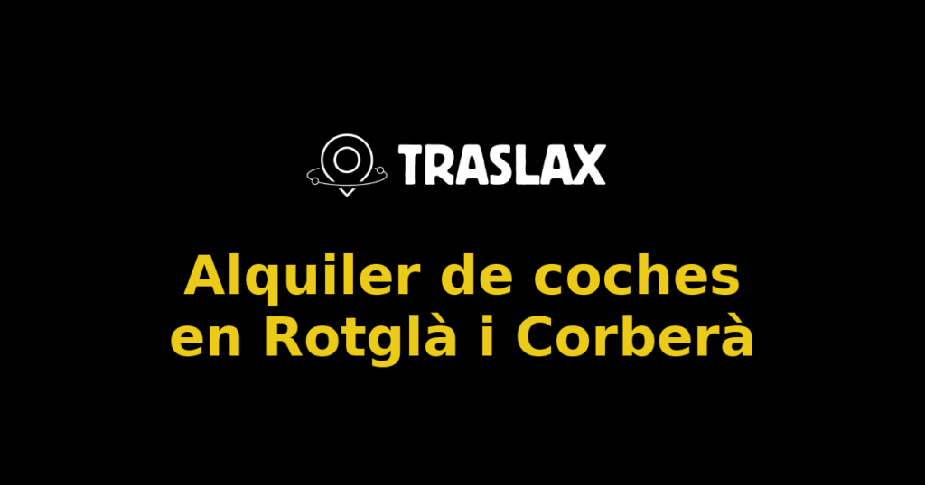 Alquiler de coches en Rotglà i Corberà