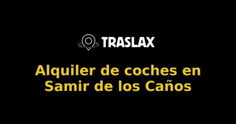 Alquiler de coches en Samir de los Caños