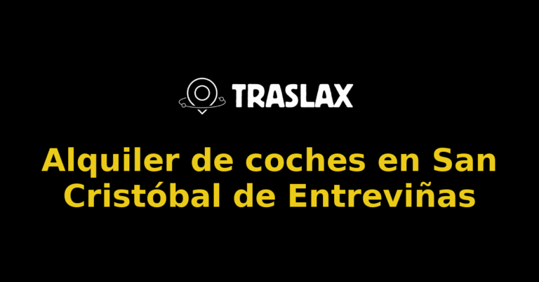 Alquiler de coches en San Cristóbal de Entreviñas