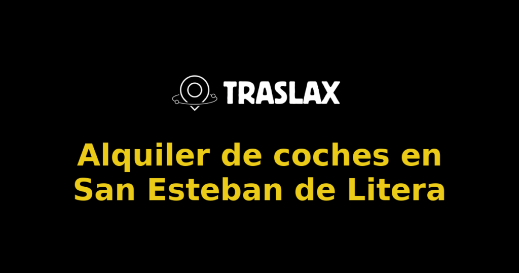 Alquiler de coches en San Esteban de Litera