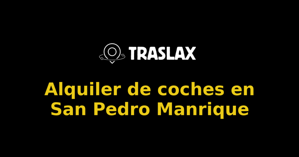 Alquiler de coches en San Pedro Manrique