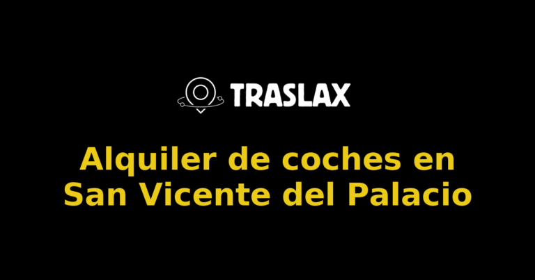 Alquiler de coches en San Vicente del Palacio