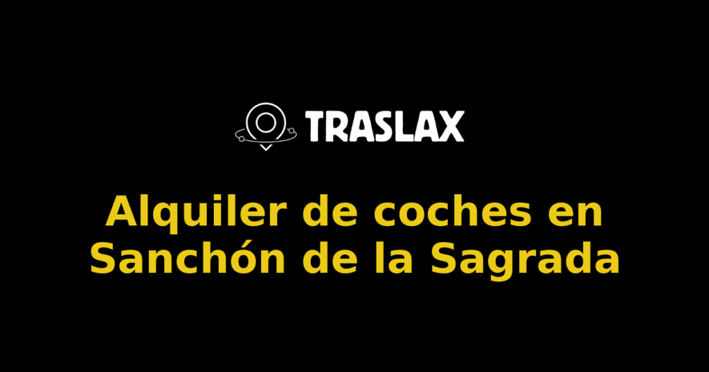 Alquiler de coches en Sanchón de la Sagrada