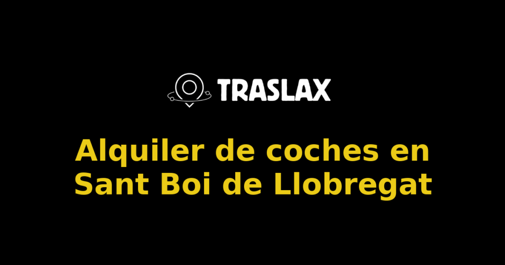 Alquiler de coches en Sant Boi de Llobregat