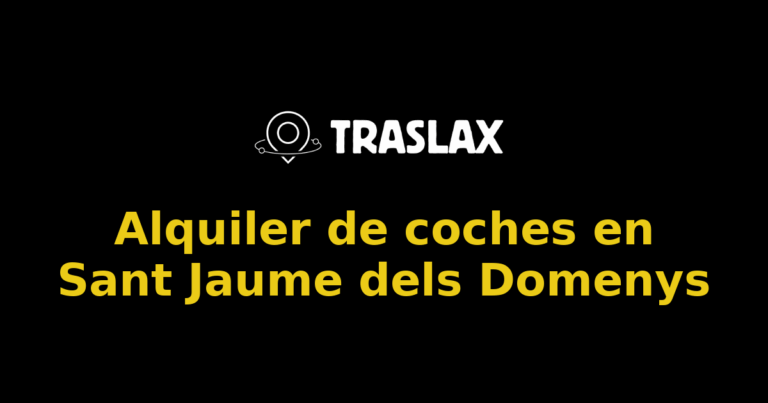 Alquiler de coches en Sant Jaume dels Domenys