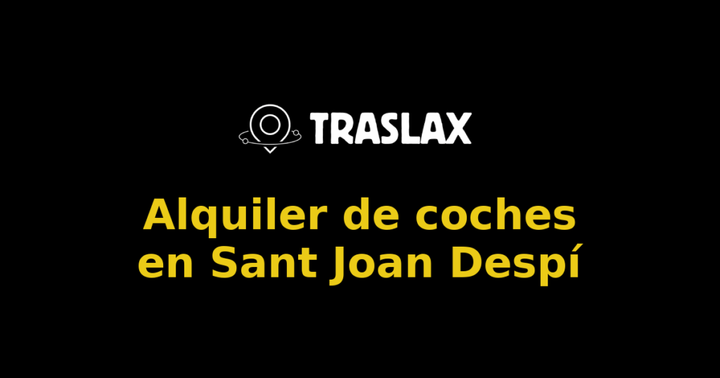 Alquiler de coches en Sant Joan Despí