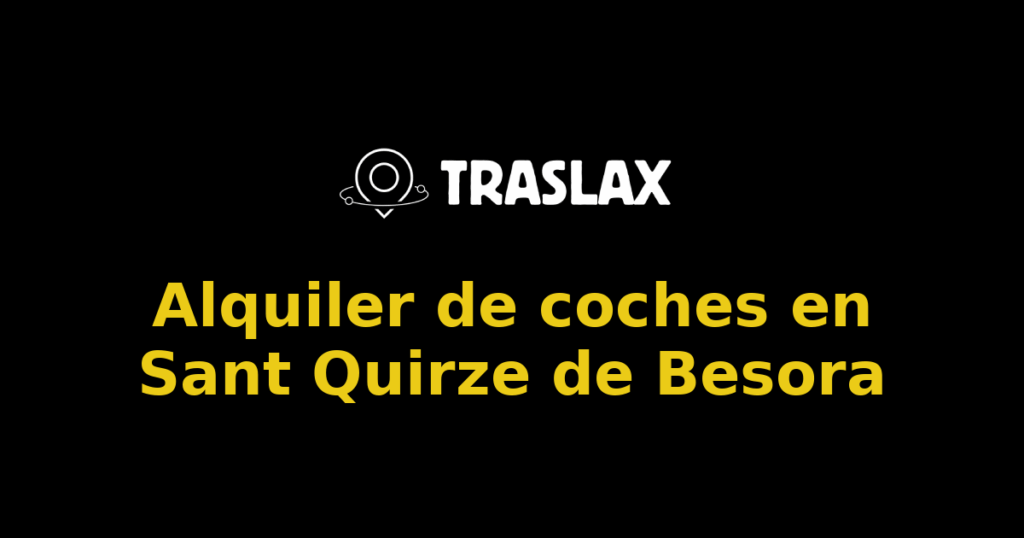 Alquiler de coches en Sant Quirze de Besora