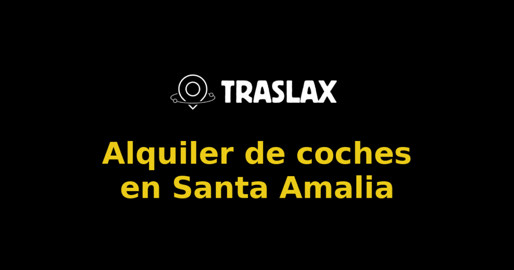 Alquiler de coches en Santa Amalia