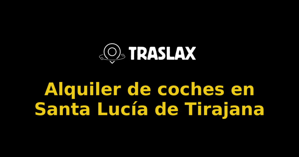 Alquiler de coches en Santa Lucía de Tirajana