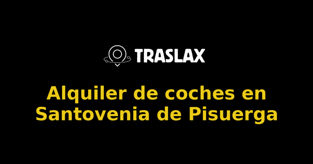 Alquiler de coches en Santovenia de Pisuerga