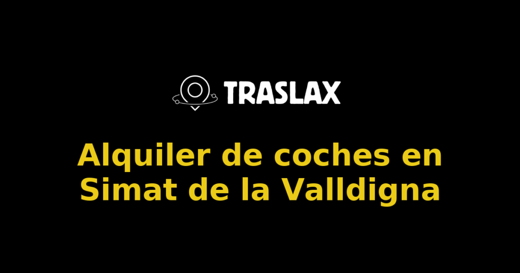 Alquiler de coches en Simat de la Valldigna