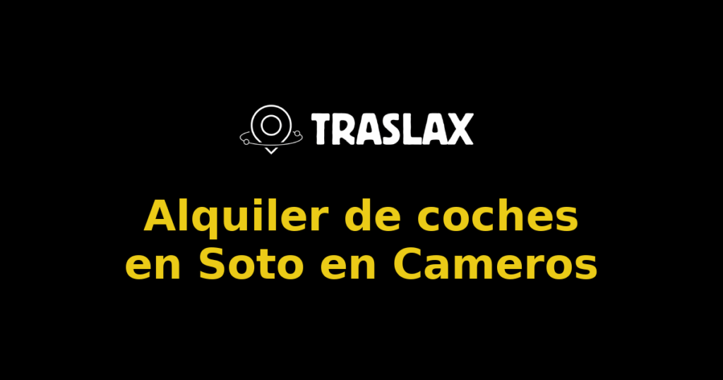 Alquiler de coches en Soto en Cameros