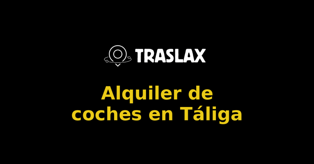 Alquiler de coches en Táliga