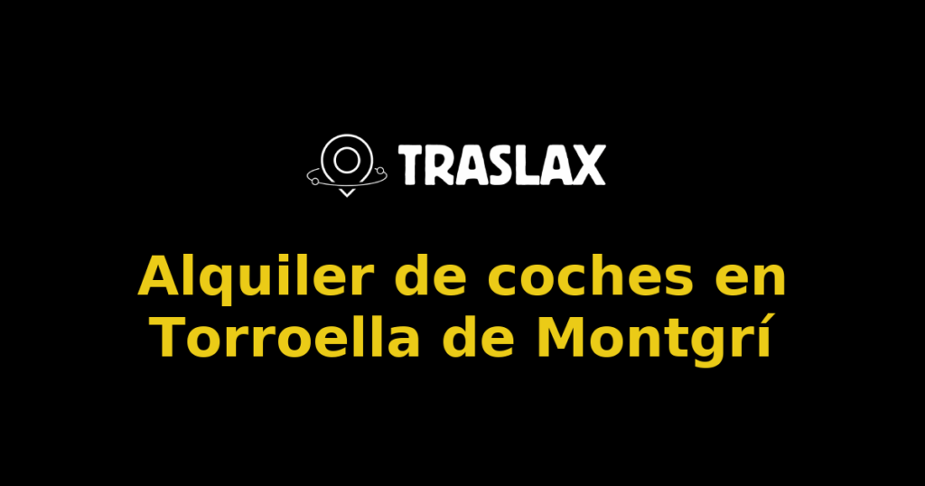 Alquiler de coches en Torroella de Montgrí