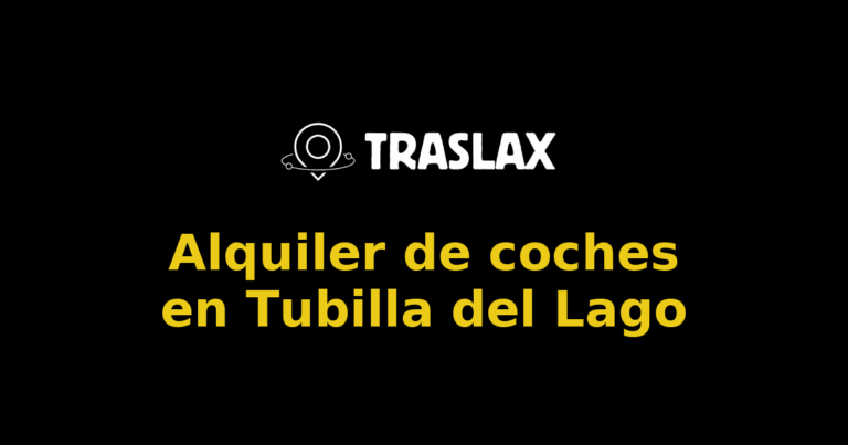 Alquiler de coches en Tubilla del Lago