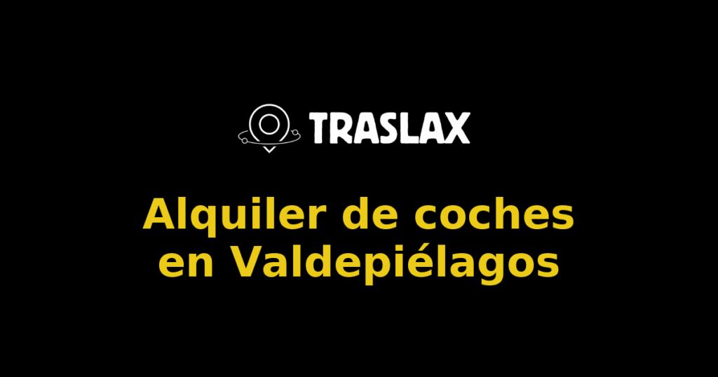 Alquiler de coches en Valdepiélagos