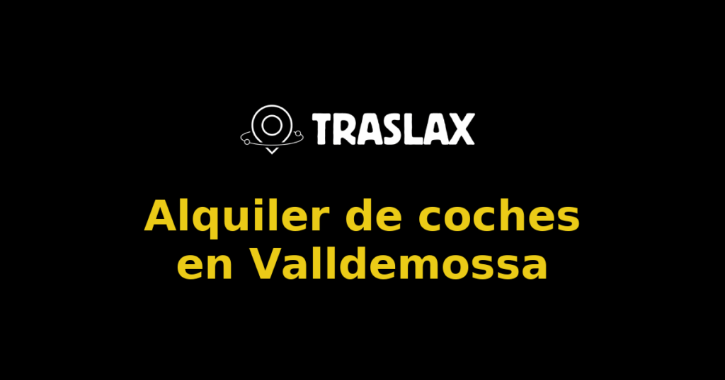 Alquiler de coches en Valldemossa