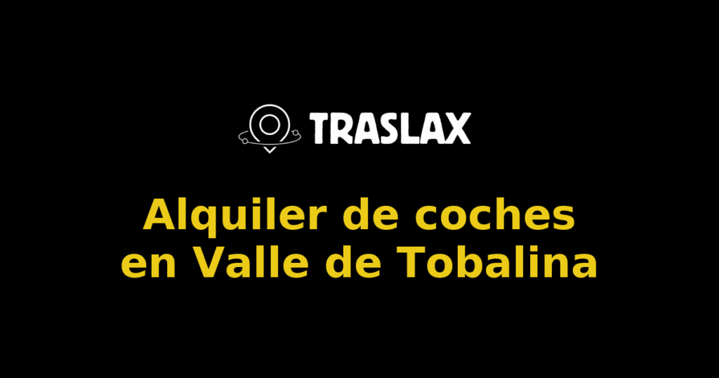 Alquiler de coches en Valle de Tobalina