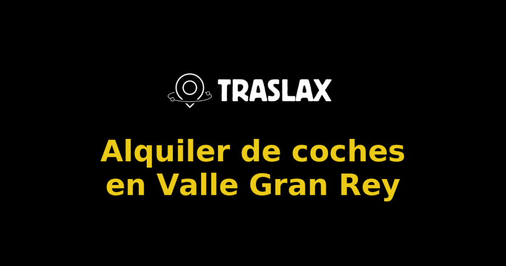 Alquiler de coches en Valle Gran Rey