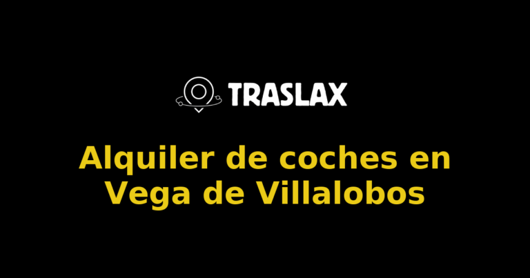 Alquiler de coches en Vega de Villalobos