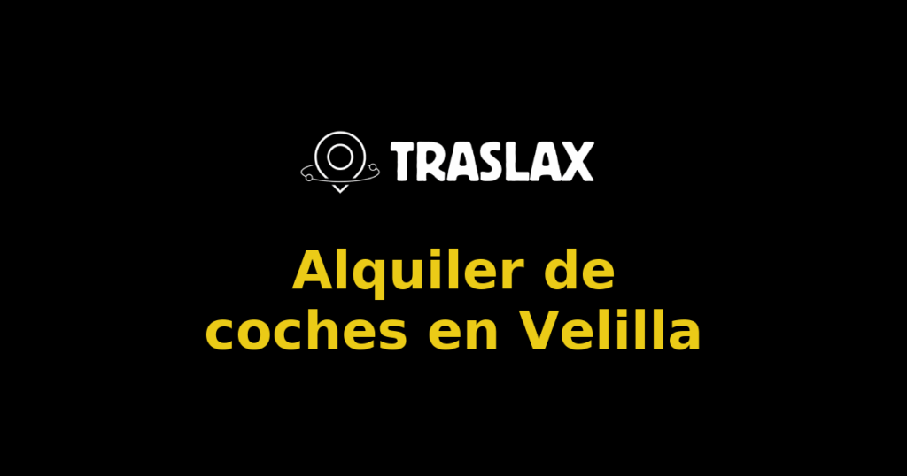 Alquiler de coches en Velilla