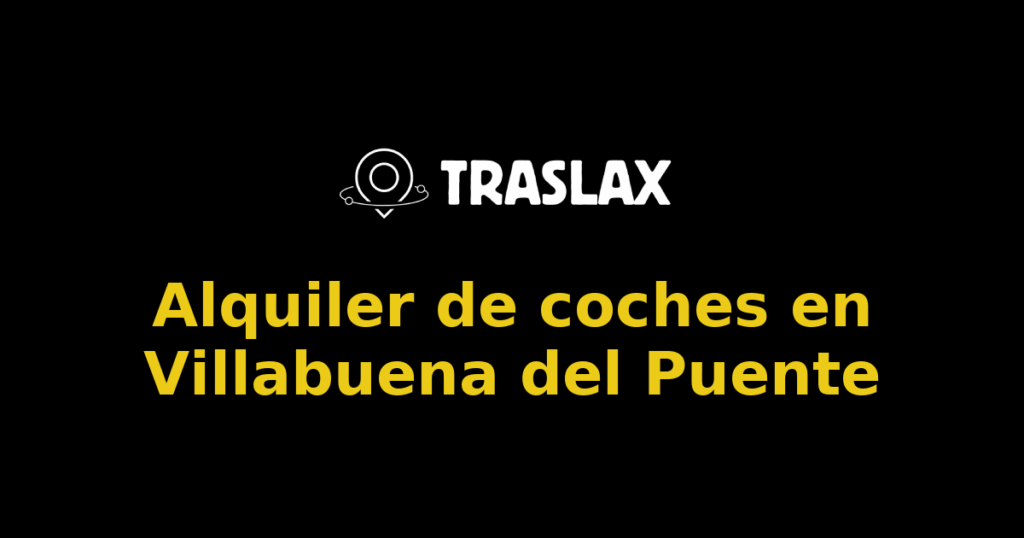 Alquiler de coches en Villabuena del Puente