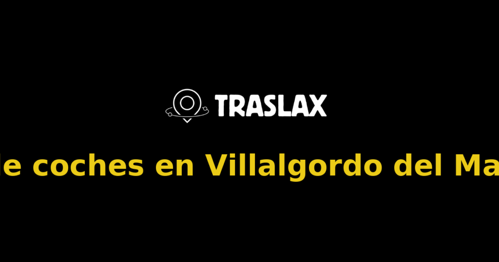 Alquiler de coches en Villalgordo del Marquesado