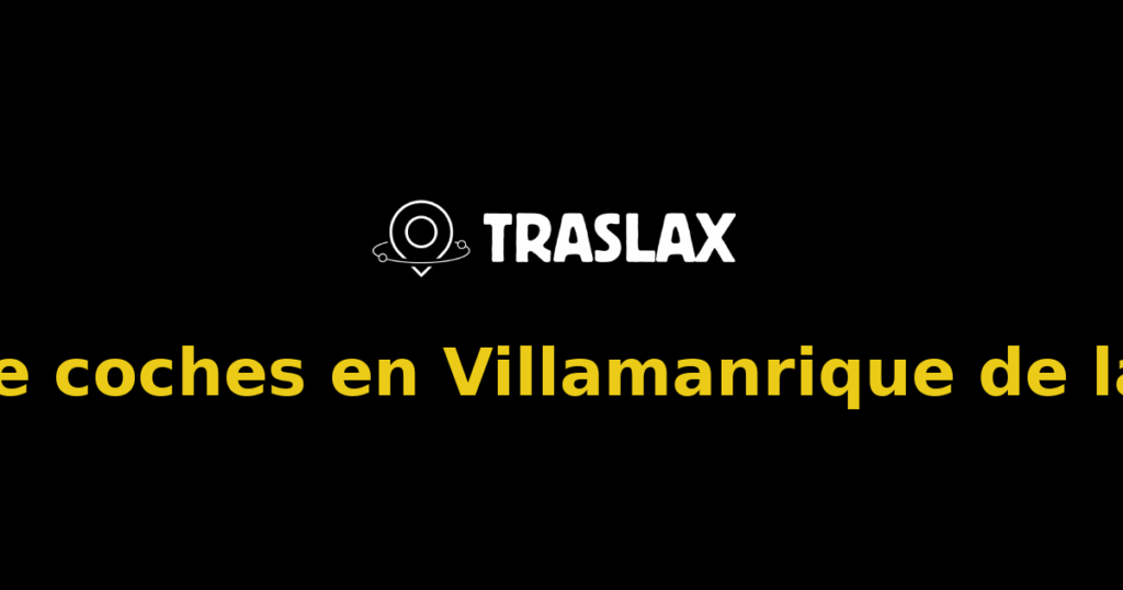 Alquiler de coches en Villamanrique de la Condesa