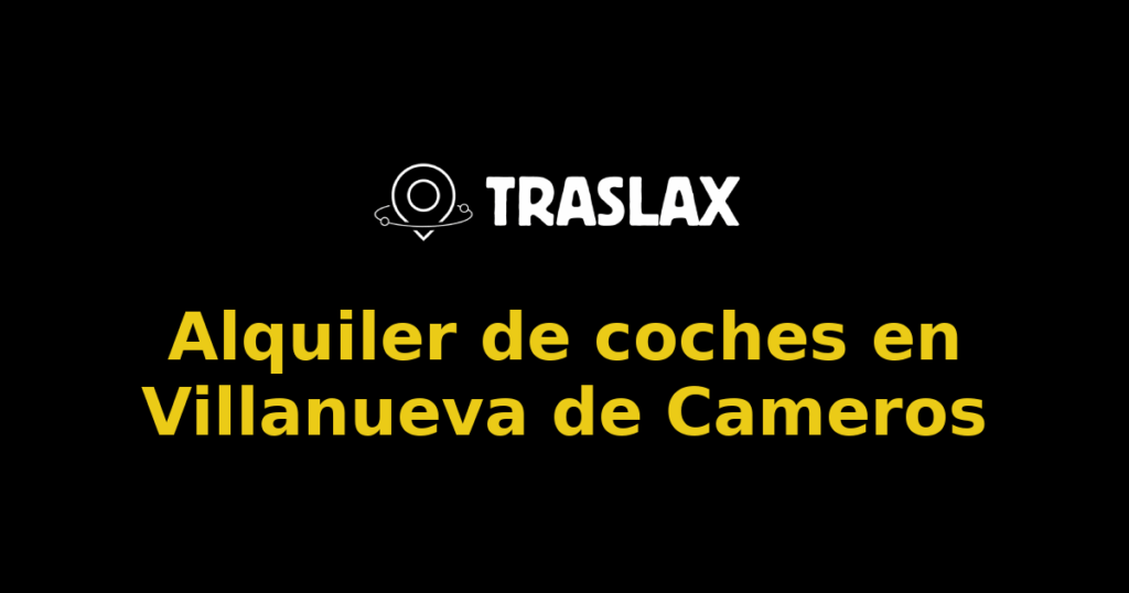 Alquiler de coches en Villanueva de Cameros