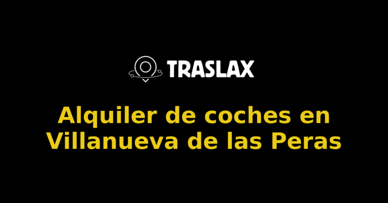 Alquiler de coches en Villanueva de las Peras