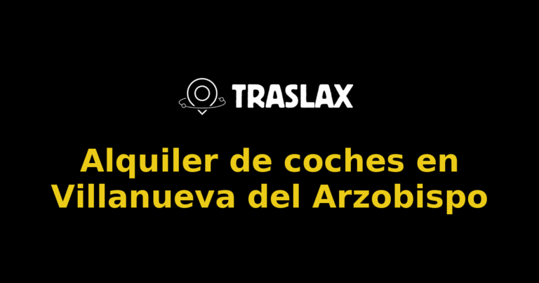Alquiler de coches en Villanueva del Arzobispo