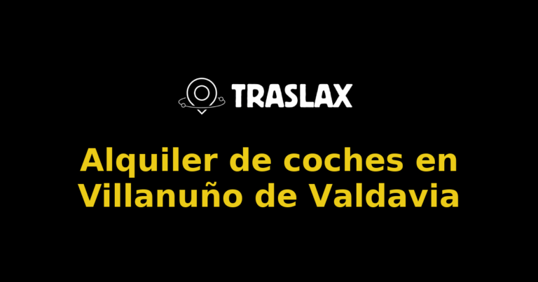 Alquiler de coches en Villanuño de Valdavia