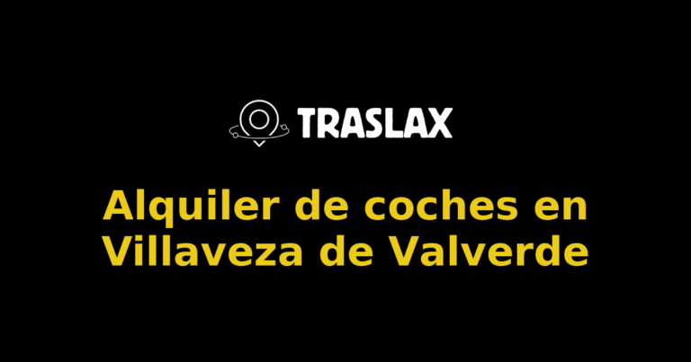 Alquiler de coches en Villaveza de Valverde