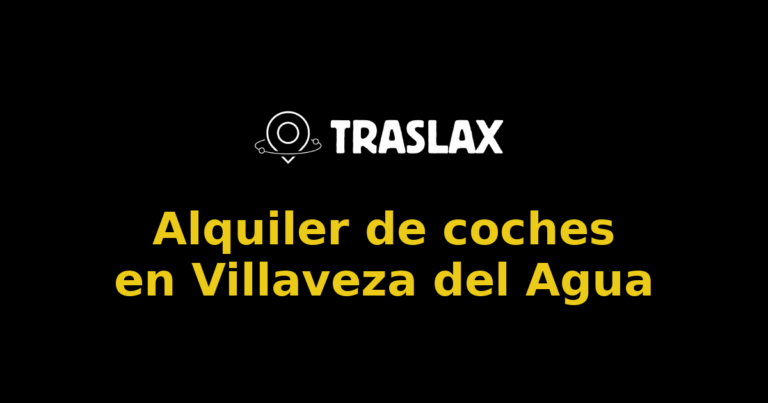 Alquiler de coches en Villaveza del Agua