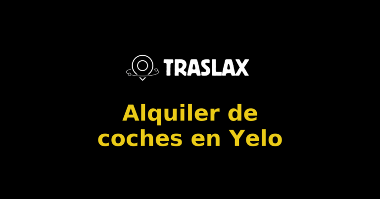 Alquiler de coches en Yelo