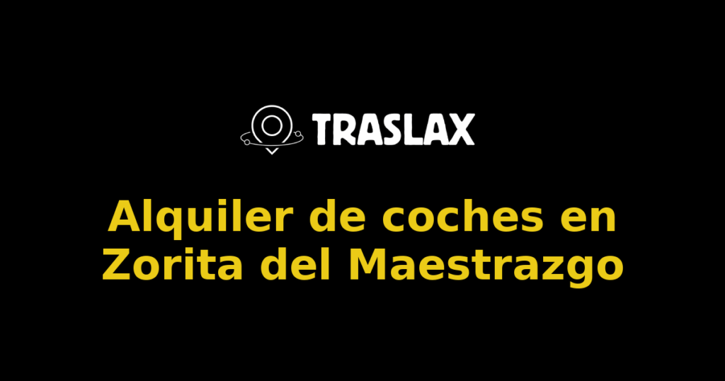 Alquiler de coches en Zorita del Maestrazgo