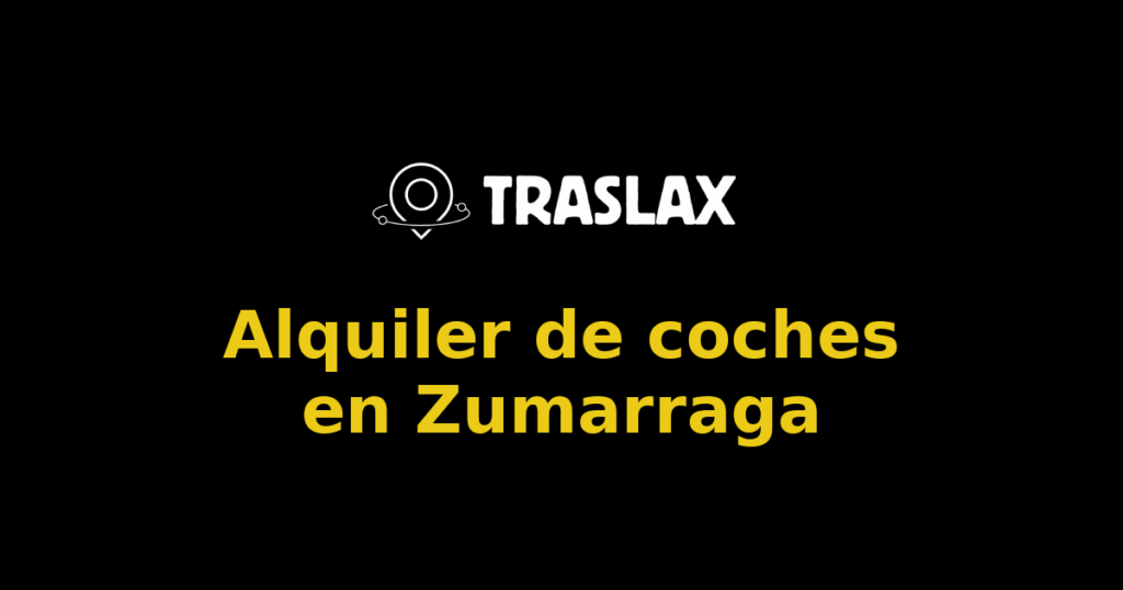Alquiler de coches en Zumarraga